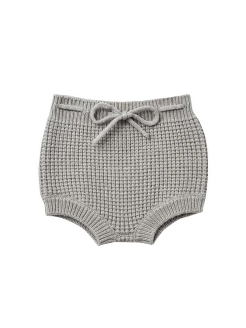 NWT Quincy Mae Knit Baby Bloomers in Light Gray
